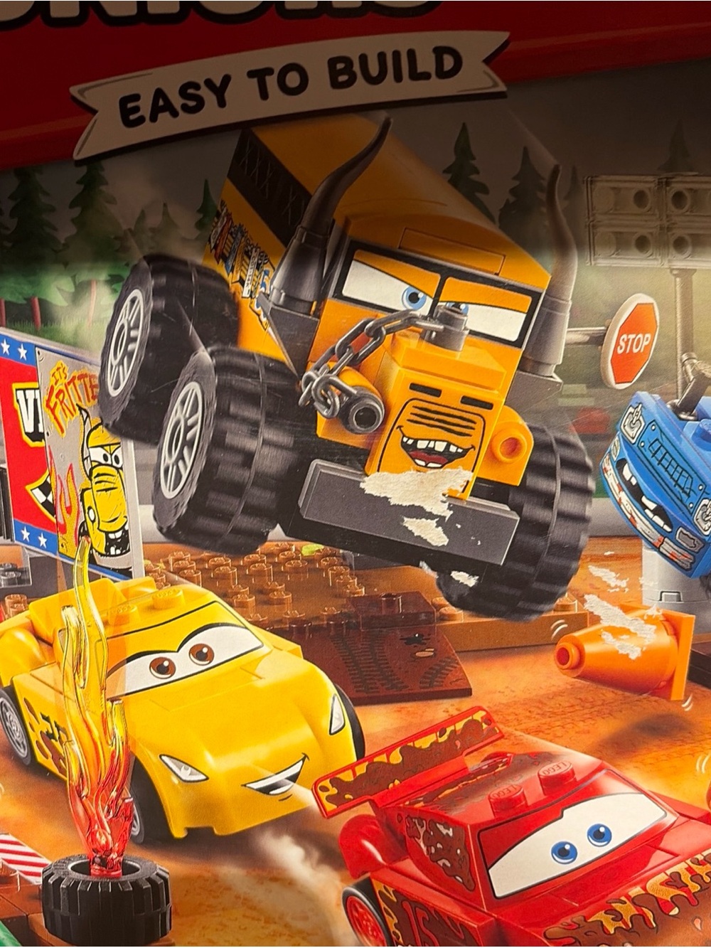 Retired LEGO Juniors Disney Cars 3 Thunder Hollow Crazy 8 Race 10744 Incomplete - Picture 12 of 14